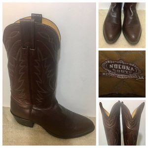 Nocona Boots 07085 Men Size 9D Brown Soft Leather